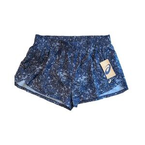 Asics Women's Navy Blue Running Athletic Training Shorts NWT Size XL
